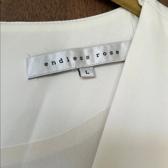 🤍 Endless Rose Organza Sleeve Jumpsuit – Size L | NWOT🤍 - Picture 5 of 13